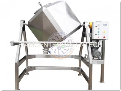 เครื่องผสมผงถังลูกเต๋า Cubic mixer - โรงงานผลิตออกแบบ เครื่องผสมอาหารอุตสาหกรรม