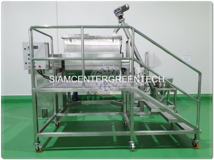 เครื่องผสมผงแนวนอน ขนาด 800L - โรงงานผลิตออกแบบ เครื่องผสมอาหารอุตสาหกรรม