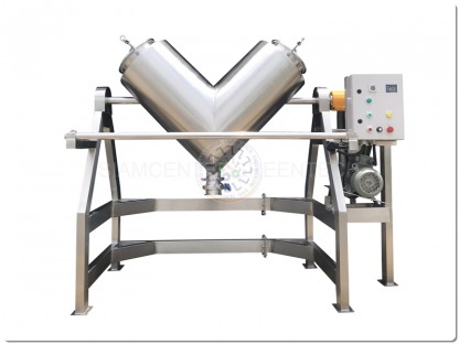 เครื่องผสมผง V-Blender ขนาด 200L. - โรงงานผลิตออกแบบ เครื่องผสมอาหารอุตสาหกรรม