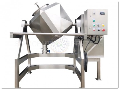 เครื่องผสมผงแบบลูกเต๋า ขนาด 250L. - โรงงานผลิตออกแบบ เครื่องผสมอาหารอุตสาหกรรม