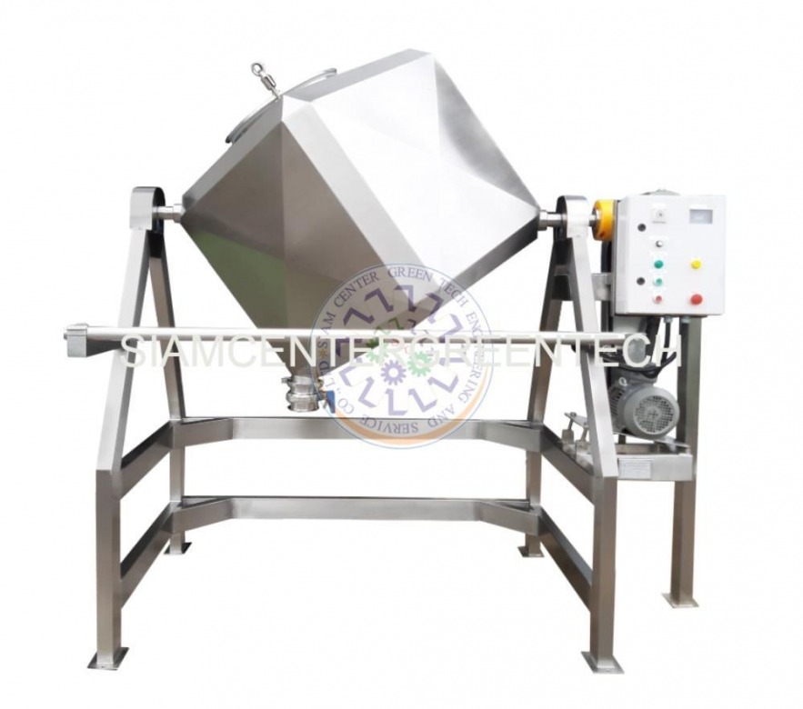 เครื่องผสมผงถังลูกเต๋า CUBIC MIXER เครื่องผสมผงแบบลูกเต๋า 